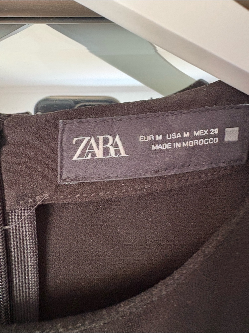 ZARA Black Midi Dress with Gold Buckle-Beyond stylish dress on✨ - Picture 4 of 4